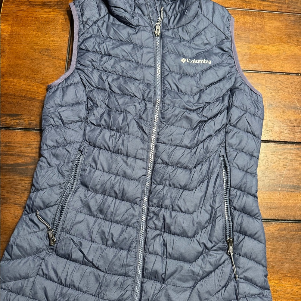 Columbia Women's Blue Quilted Vest